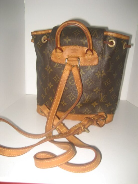 LOUIS VUITTON LV MONOGRAM MONTSOURIS MINI BACKPACK BAG